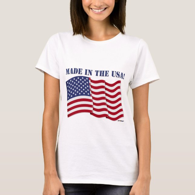 T-SHIRTS FEITA NOS EUA! (Frente)
