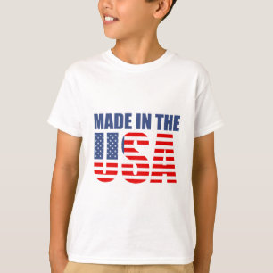 T-shirts feita nos eua