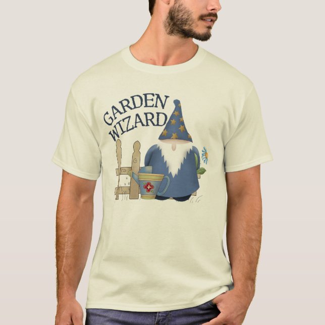 T-shirts Feiticeiro do jardim (Frente)