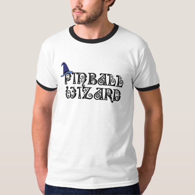 T-shirts Feiticeiro do Pinball (Frente)
