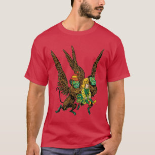 T-shirts Feiticeiro Vintage de Oz, Dorothy, macacos voadore