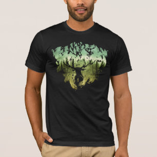 T-shirts Feitiço de Harry Potter Patrono Cervo