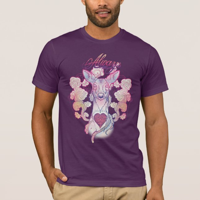 T-shirts Feitiço de Harry Potter | "Sempre" Doe Patronus (Frente)