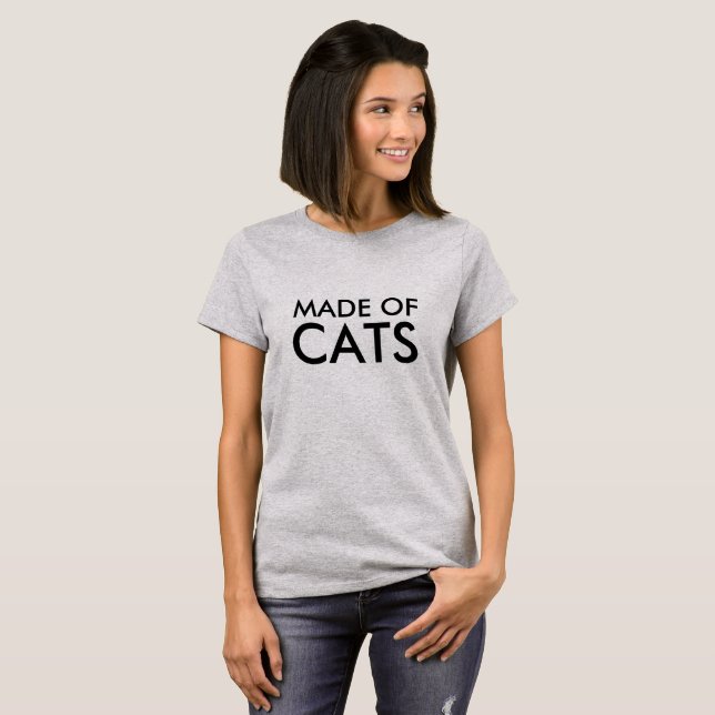 T-SHIRTS FEITO DOS GATOS (Frente Completa)