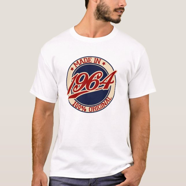 T-shirts Feito Em 1964 (Frente)
