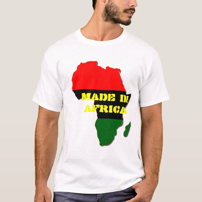 T-SHIRTS FEITO EM ÁFRICA (Frente)