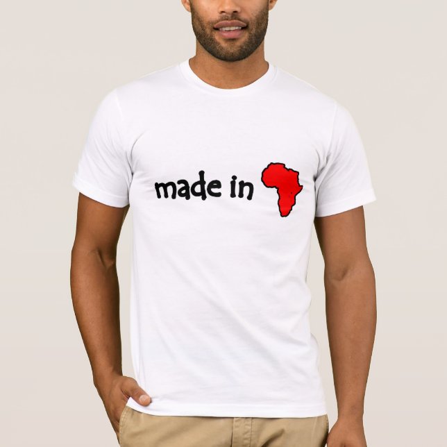T-shirts Feito em África (Frente)