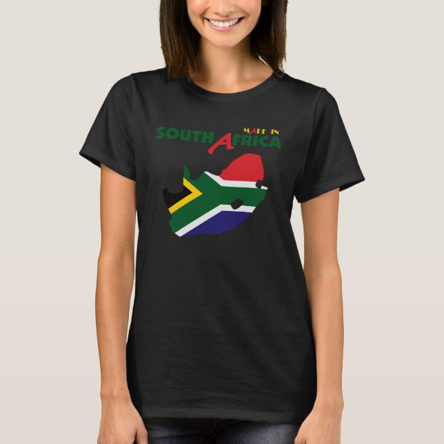 T-shirts Feito em África do Sul (Frente)