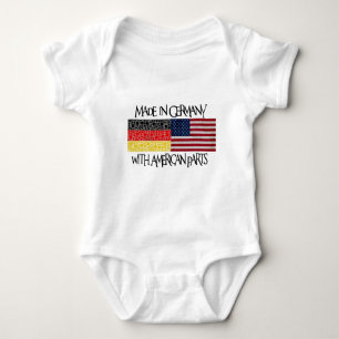 T-shirts Feito em Alemanha com peças americanas