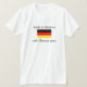T-shirts feito em América com peças alemãs (Frente do Design)