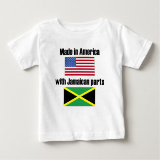 T-shirts Feito em América com peças jamaicanas