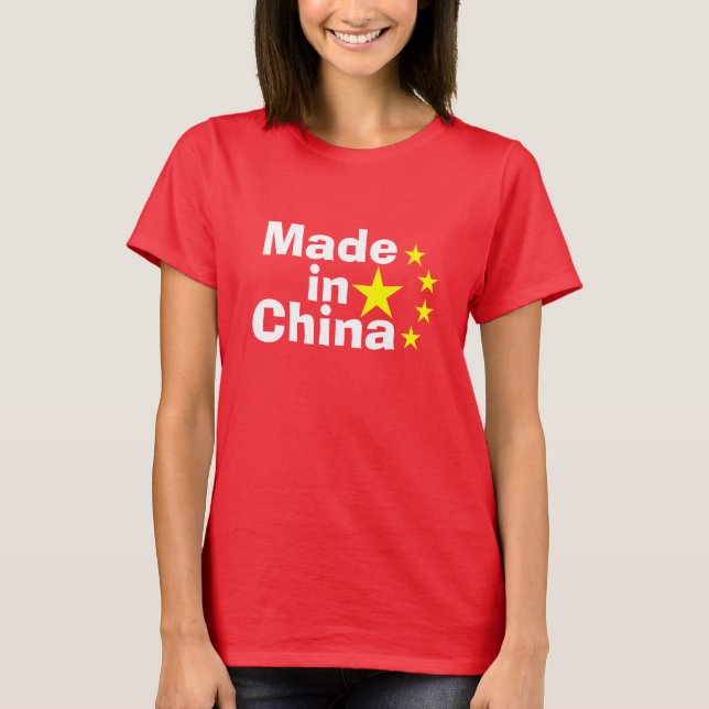T-shirts Feito em China (Frente)
