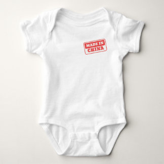 T-shirts Feito em China certificou o Bodysuit do bebê do
