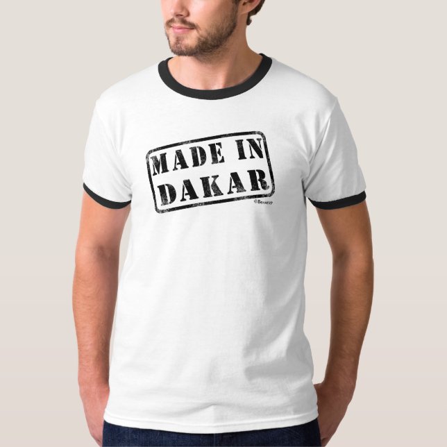 T-shirts Feito em Dacar (Frente)