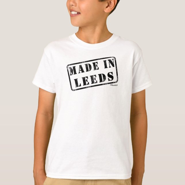 T-shirts Feito em Leeds (Frente)