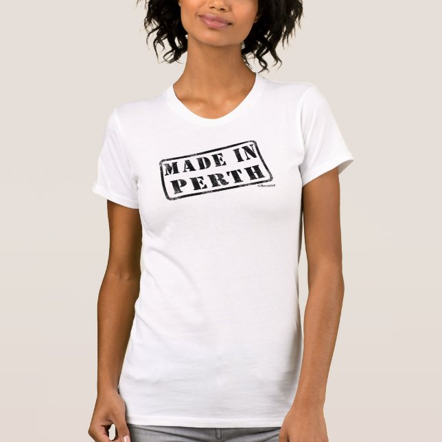 T-shirts Feito em Perth (Frente)
