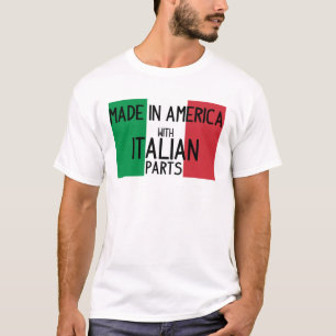 T-shirts Feito na América com peças italianas