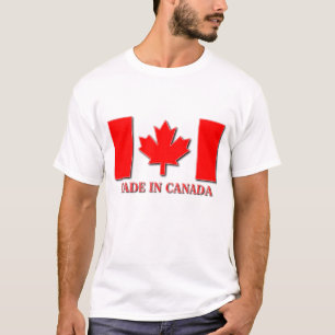 T-shirts Feito no Canadá, Mostra Orgulho Canadiano