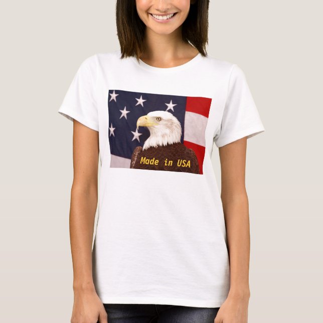 T-shirts Feito nos EUA (Frente)