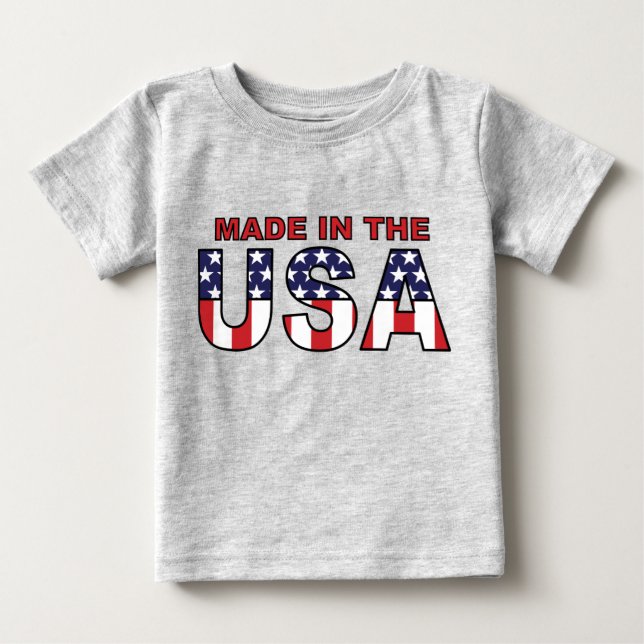 T-shirts Feito nos EUA (Frente)