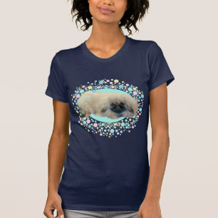 T-shirts Felicidade das bolhas de Pekingese