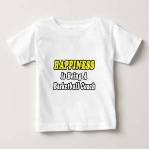 T-shirts Felicidade... treinador de basquete.