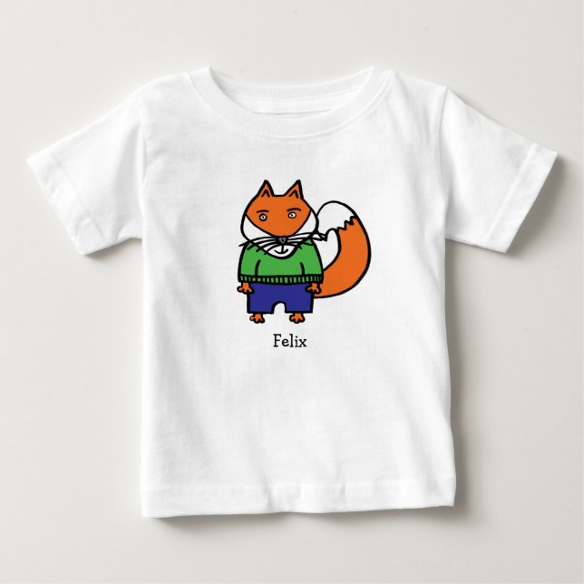 T-shirts Felix a Raposa Personalizado (Frente)