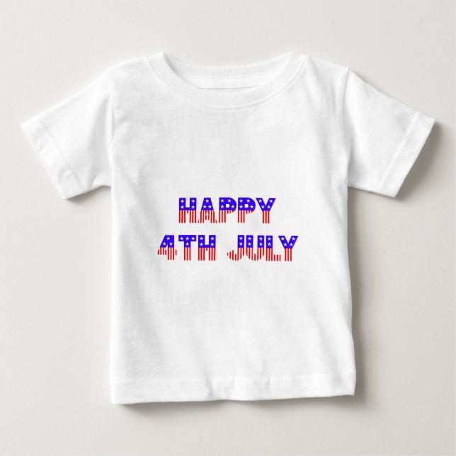 T-shirts Feliz 4 de julho (Frente)
