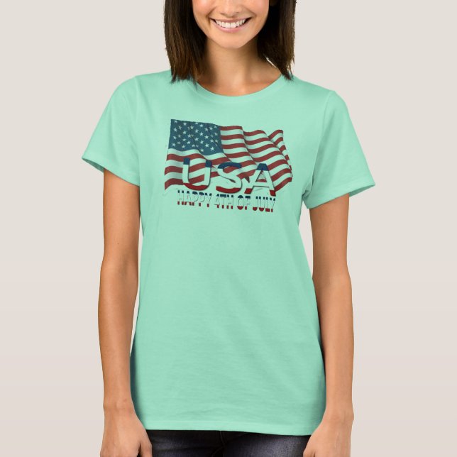T-SHIRTS FELIZ 4 DE JULHO (Frente)