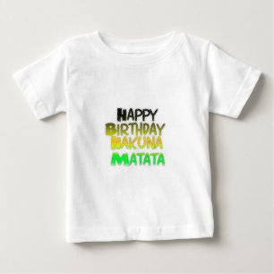 T-shirts Feliz Aniversário Gelado Hakuna Matata eco Inspira