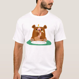 T-shirts Feliz aniversario, pouco urso!!
