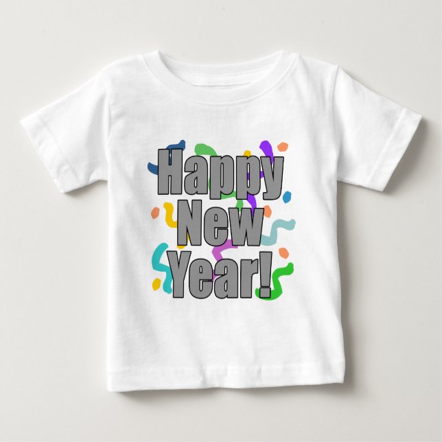T-shirts Feliz ano novo (Frente)