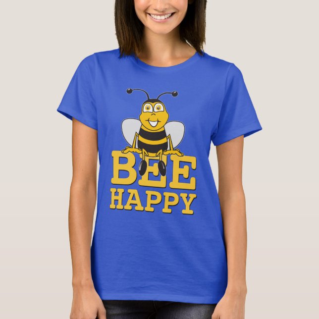 T-shirts Feliz Bumble a abelha (Frente)