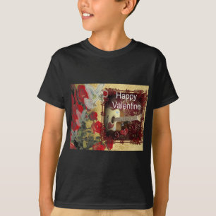 T-shirts Feliz Dia dos Namorados Sintoniza no meu coração
