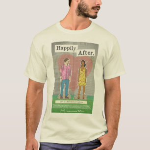 T-shirts Feliz em seguida