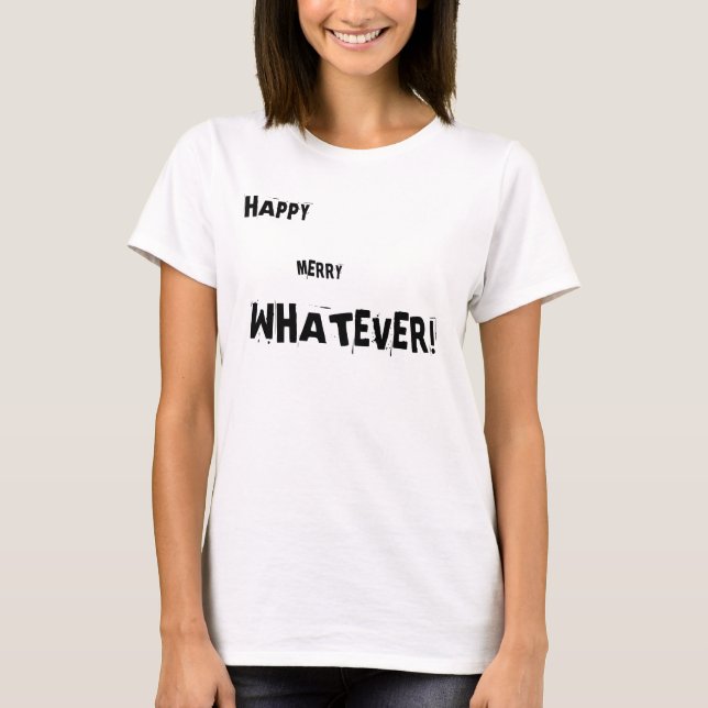 T-SHIRTS FELIZ, FELIZ! (Frente)