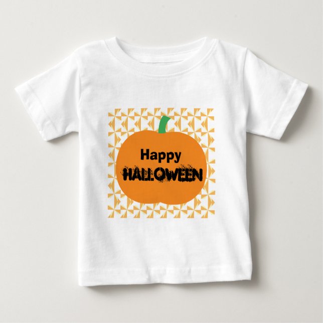 T-shirts Feliz Halloween Pumpkin (Frente)