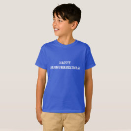 T-shirts Feliz Hannukkristmas! Hanukkah e Natal em 1