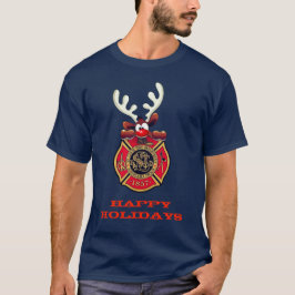 T-shirts Feliz Holidays Reindeer Rua.