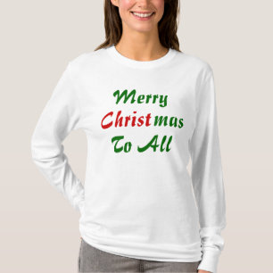 T-shirts Feliz Natal a tudo
