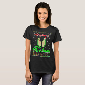 T-shirts Feliz Natal do abacate