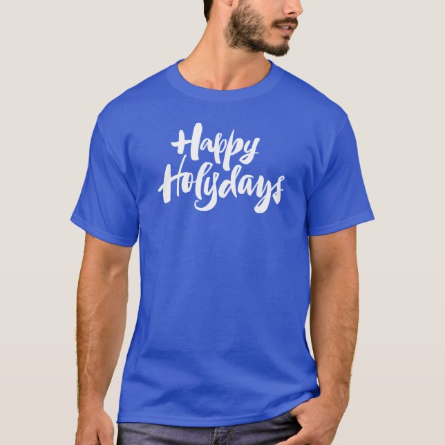 T-shirts Feliz Natal Férias Religioso (Frente)