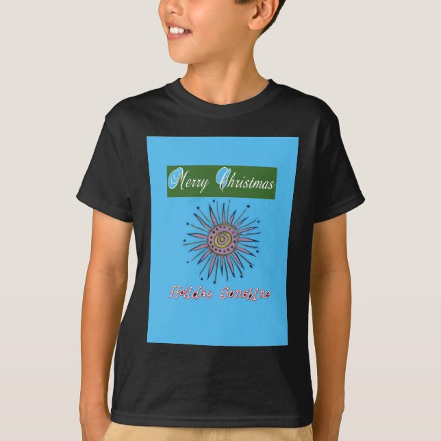 T-shirts Feliz Natal Sunshine Holiday (Frente)