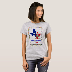 T-shirts Feliz Natal você estilo de Texas