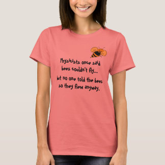 T-shirts Feliz Tee de Cartoon de Abelhas