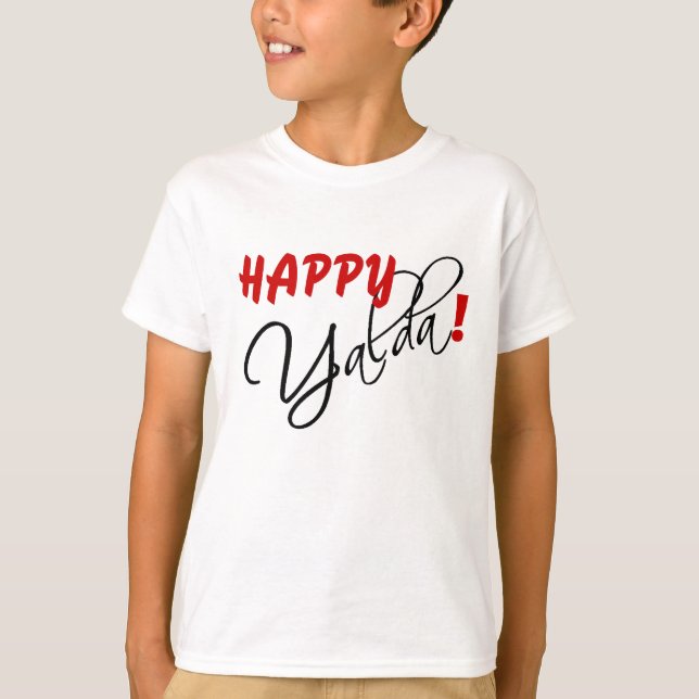 T-shirts Feliz Yalda! (Frente)