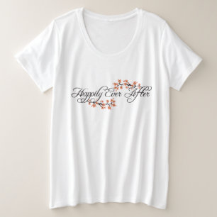 T-shirts Felizmente Depois Do Casamento Tropical De Praia D