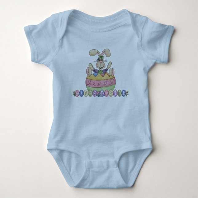 T-shirts Felz pascoa Engraçado Bunny (Frente)