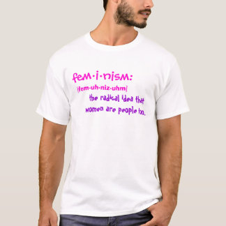 T-shirts Feminismo definido