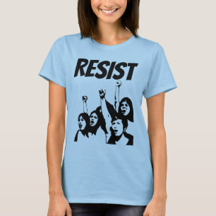 T-shirts feministas resistentes, poder feminino
